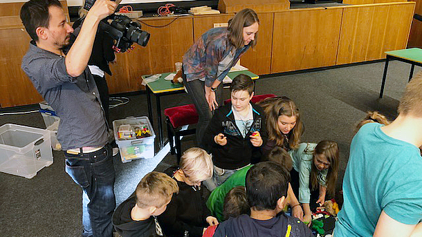 Das große Rennen in der Grundschule Osterberg in Alt-Garbsen