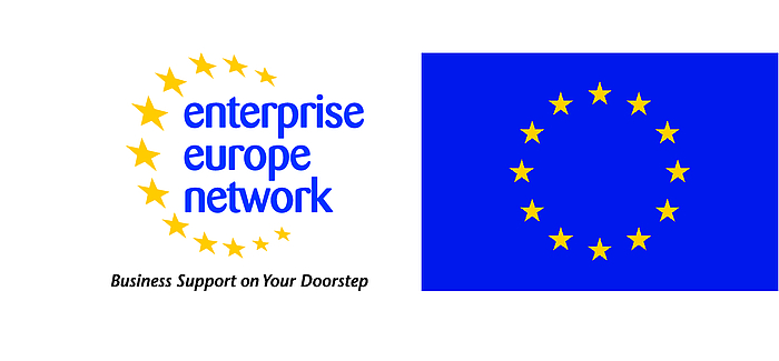 Logo des Enterprise Europe Network und der Europäischen Union