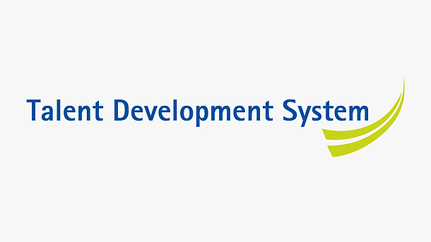 Schriftzug Talent Development System