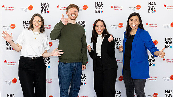 Dr. Alina Eilers, Stanislaus Hans, Eva-Maria Plönnigs und Stephanie Pfeil-Coenen von Phaeosynt