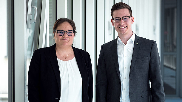 Dr. Franziska Lübkemann und Maxim Gindele