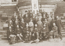 Picture: Students of mechanical engineering with their teachers