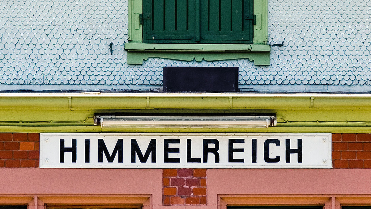 Ein Haus mit der Anschrift "Himmelreich".